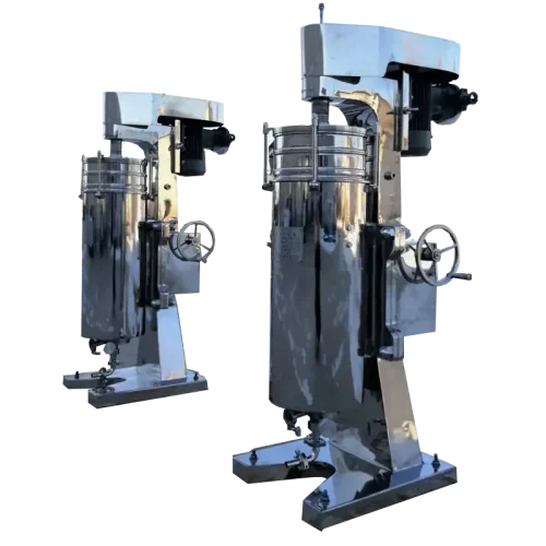 Fully automatic three-phase tubular separator food grade oil-water separator 8