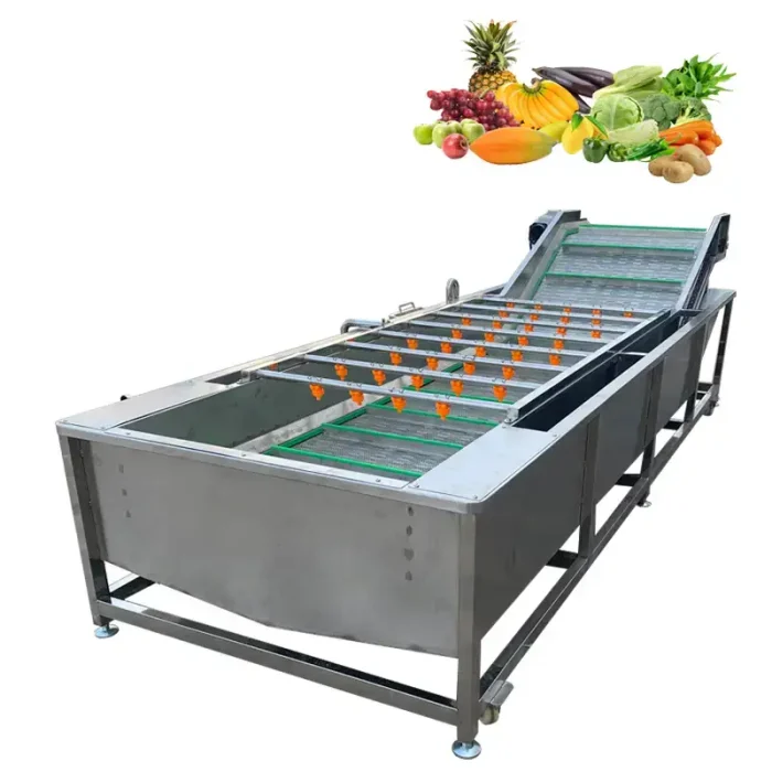 Highly Efficient Commercial Ozone Fruit And Vegetable Bubble Washer ...