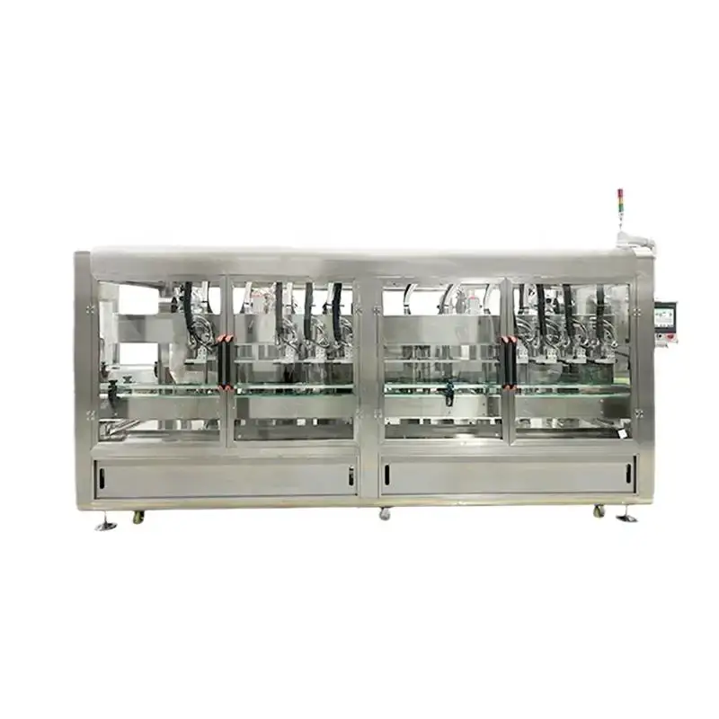 Photoelectric detection piston filling equipment with 8 filling heads automatically tracking filling machine 1