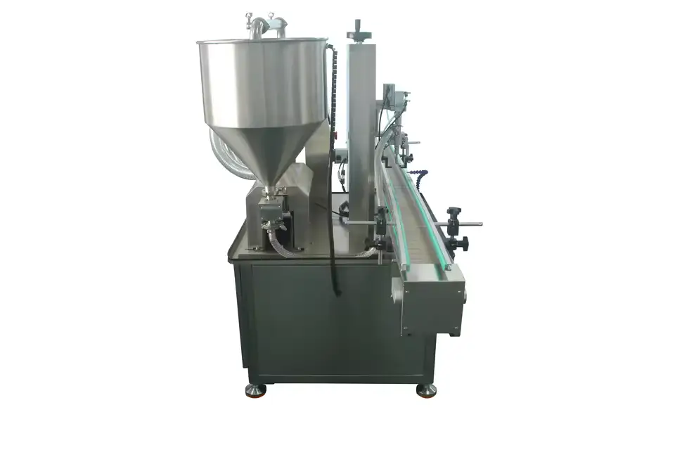 Semi-automatic single-head servo-operated gear pump liquid filling machine 2