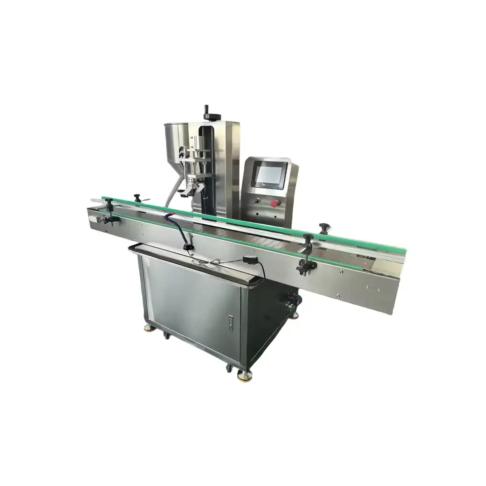 Semi-automatic single-head servo-operated gear pump liquid filling machine 3