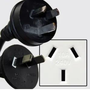 Australian and Chinese Standard Type I Plug