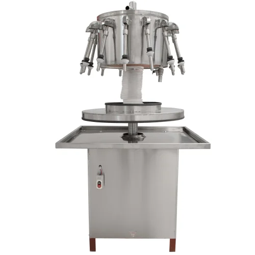 Semi-automatic 121418 rotary siphon liquid quantitative gravity filling machine 6 Semi-automatic 121418 rotary siphon liquid quantitative gravity filling machine 6