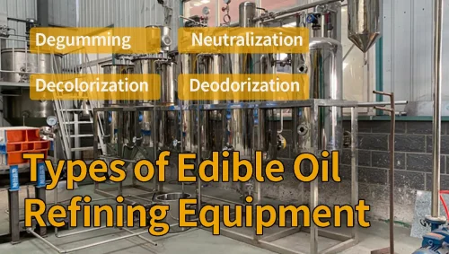Small-scale edible oil refining equipment combination type prototype
