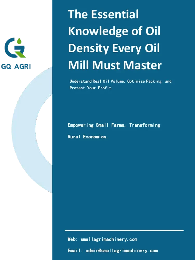 Common knowledge of vegetable oil density that oil presses must master-Cover
