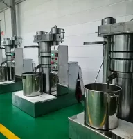 Hydraulic oil press display
